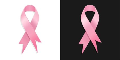 Lazo rosa para campañas de concientización sobre el cáncer de mama ...