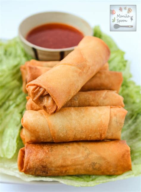 Lumpia (Filipino Vegetarian Spring Rolls) - Manila Spoon