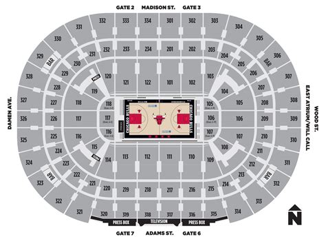 Chicago United Center Seating Chart