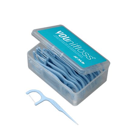 Younifloss - Unwaxed Dental Floss Picks for Handy Flossing