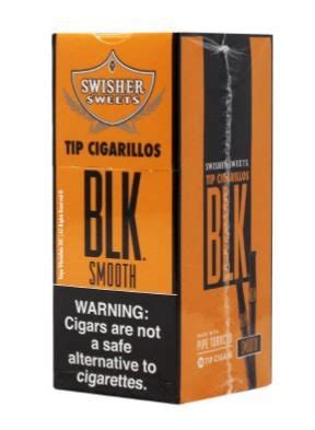 Swisher Sweets BLK Wood Tip Cigarillos Smooth Impulse