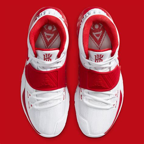 Nike Kyrie 6 White University Red CZ4938-100 | SneakerNews.com