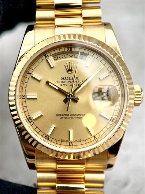 Vendesi Rolex Day-Date "President" | Full Set MINT per 26.000 € da un ...