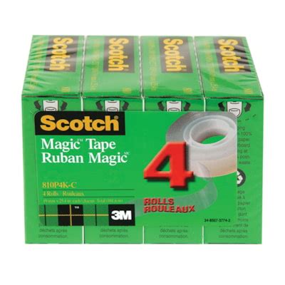 Scotch Magic Tape Refill Bulk Pack 4pk | Grand & Toy