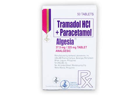 Tramadol HCl + Paracetamol 37.5 mg/ 325mg | Algesia Tablets - Getmeds