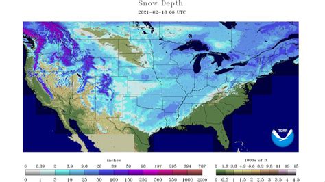 More than 70% of continental US covered in snow, according to National ...