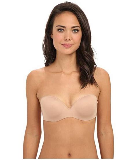 Le MYSTERE 2755 Sculptural Strapless Push-up Bra 32 D Natural 32d for ...