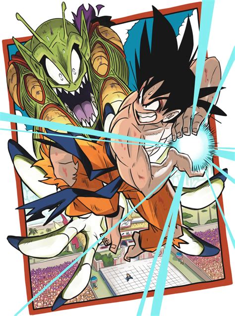 Goku vs. Piccolo by Gashi-gashi on DeviantArt