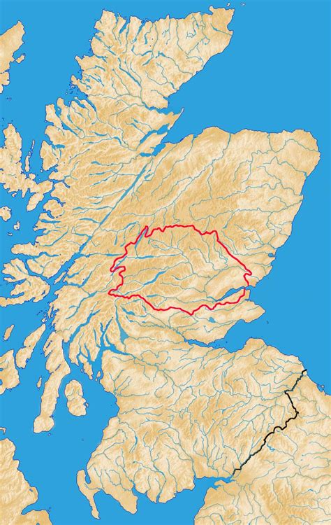 Tay Catchment Scotland - MapSof.net