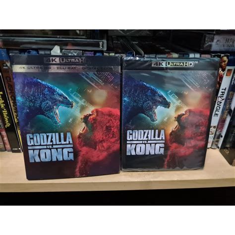 PRE ORDER GODZILLA VS KONG 4K BLU RAY + STD BLU RAY + DIGITAL NEW ...