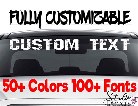 Custom Car Window Graphics