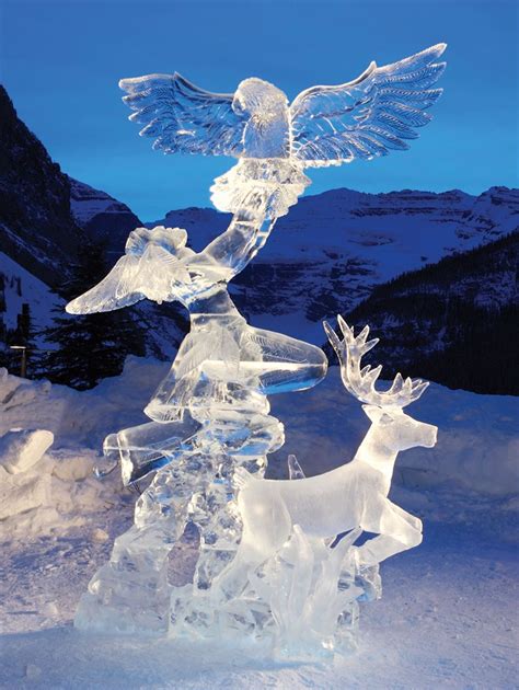 Meet the Man Who Makes the Lake Louise Ice Castle | Lake louise, Ice ...