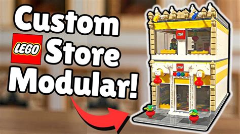 Custom Lego Store Modular Building! - Moc - YouTube