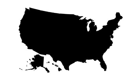 America map. Vector icon. USA silhouette map. All states 7078135 Vector ...