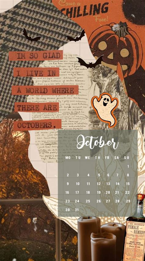 October Calendar : Autumn Bliss – Idea Wallpapers , iPhone Wallpapers ...