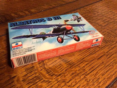 Vintage 1980’s ESCI 1/72 Classic Series Albatros D III Model Kit WW1 ...