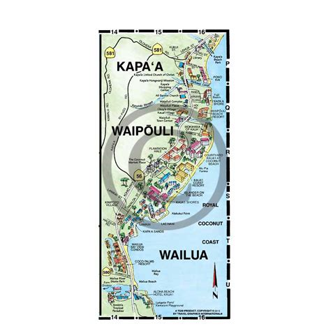 Large Map Of Kauai