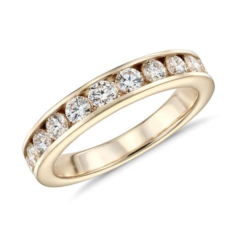 Channel Set Diamond Ring in 14k Yellow Gold (1 ct. tw.) | Blue Nile