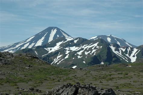 Tanaga Volcano, Alaska taken July 24, 2007. Tanaga volcano is the ...