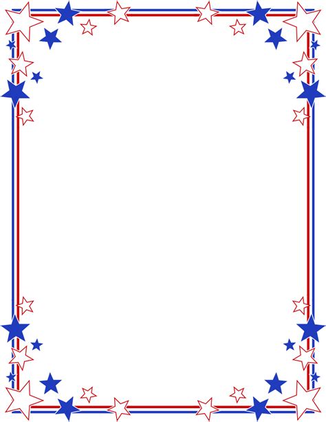 Patriotic Clip Art Borders - Cliparts.co