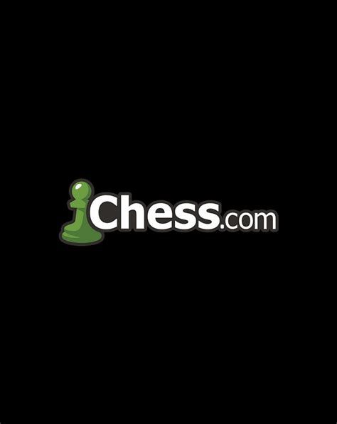 Chess.com Classic Logo Online Chess Site Fan Digital Art by Frank Nguyen