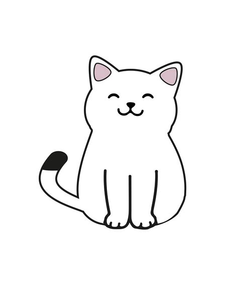 Cute Cat Cartoon Clipart Free Stock Photo - Public Domain Pictures