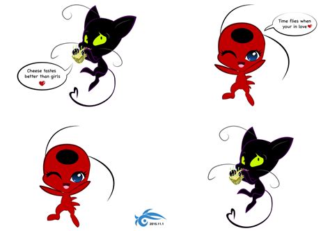 Tikki and Plagg by sheenathehedgehog on DeviantArt