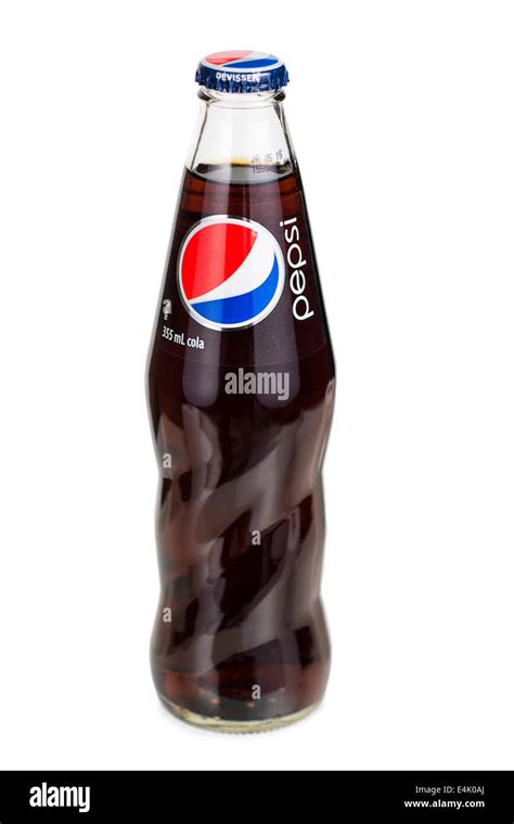 Pepsi cola glass bottle Cut Out Stock Images & Pictures - Alamy