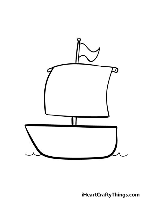 Simple Boat Drawing