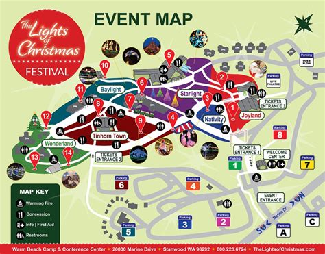 Driving Directions & Map to The Lights of Christmas - Only 1 hour North ...