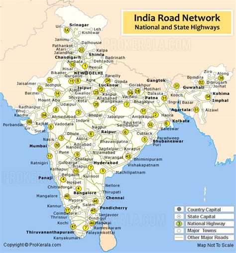 Root Map Of India