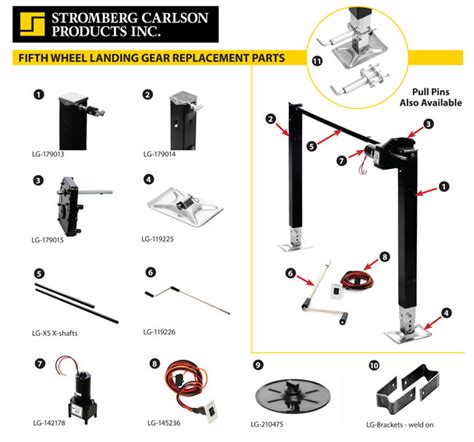 Trailer Landing Gear Parts Diagram