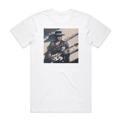 Stevie Ray Vaughan and Double Trouble Texas Flood Album Cover T-Shirt White