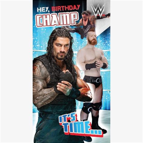 WWE Happy Birthday Card #2 – wrestlingshop.com