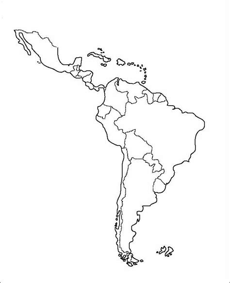 Mapa de América Latina - Países y capitales Diagram | Quizlet