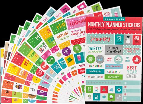 Monthly Planner Stickers – Defined Life - Official Store of the Define ...