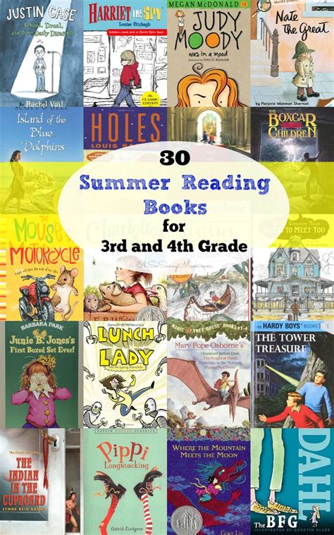 Great Summer Reading Books for 3rd and 4th Graders! | 4th grade books ...