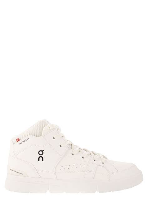 On Running The Roger Mid - Sneakers In White | ModeSens