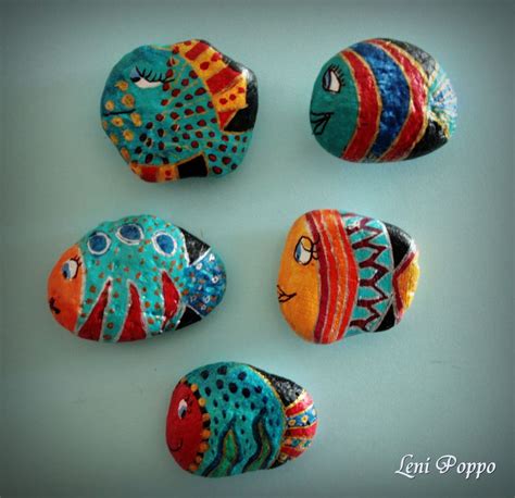 120 best images about painted rocks - fish on Pinterest | Kemer ...