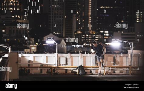 A Caucasian man on an open rooftop of People's Park Complex in ...