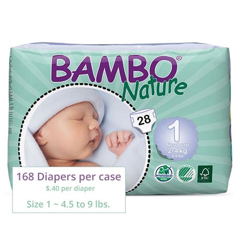 Bambo Nature Diapers - Size 1 - Newborn Subscription