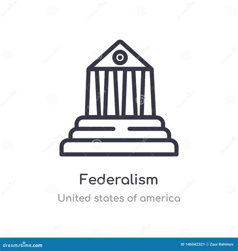 Federalism Icon. Trendy Modern Flat Linear Vector Federalism Icon On ...