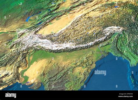 Himalayan Mountain Range Map