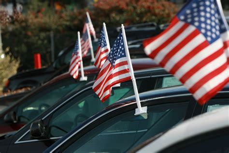 USA American Car Flag - 3 Day Flags