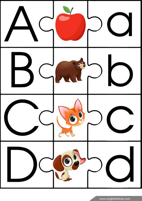 Free Printable Alphabet Learning Games