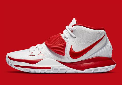 Nike Kyrie 6 White University Red CZ4938-100 | SneakerNews.com