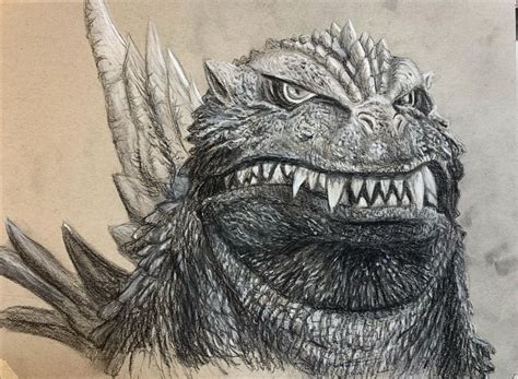 ArtStation Another Godzilla Charcoal Pencil Drawing | lupon.gov.ph