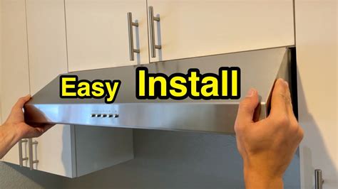 How To Install Under Cabinet Range Hood | www.resnooze.com