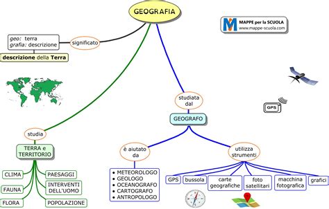 Schema Di Mappa Concettuale Mappa Concettuale Per Geografia Scuola ...