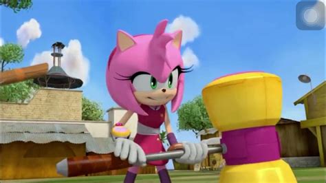 Amy Rose skills/self-defence/attacks in Sonic Boom Part 1 - YouTube